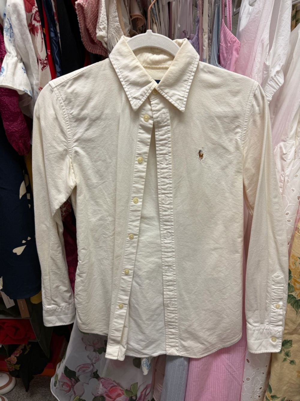 Women’s Polo by Ralph Lauren white Button-Down Oxford Shirt like new XS